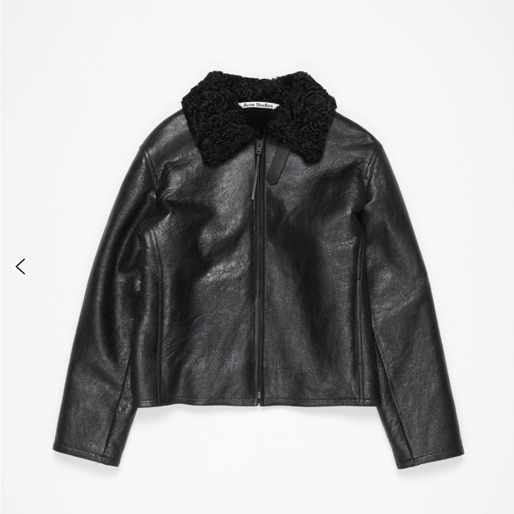 Acne studios lambskin shearling jacket